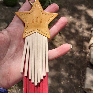 Portland Leather Goods Austin exclusive Star keychain flair